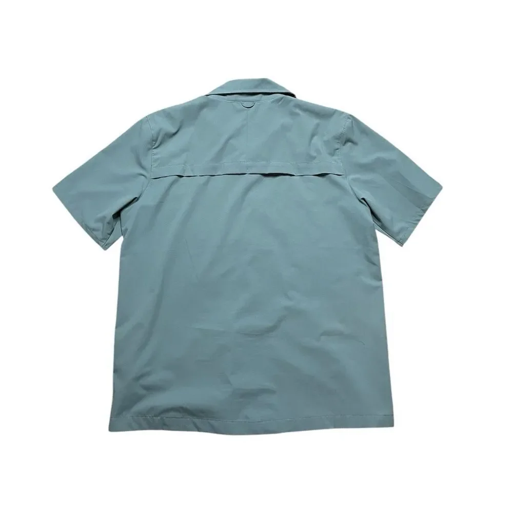 THE NORTH FACE First Trail Short Sleeve Shirt Teal Size Large